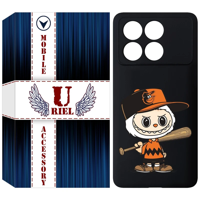 کاور یوریل مدل KSH کد 128 طرح عروسک لبوبو مناسب برای گوشی موبایل شیائومی Poco X6 Pro