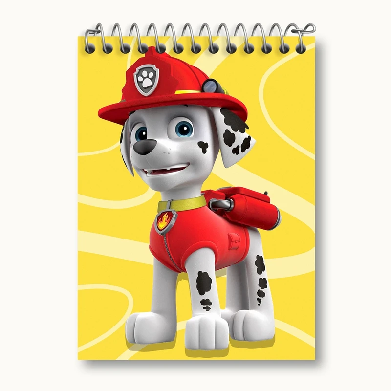 دفتر یادداشت 50 برگ خندالو مدل سگ های نگهبان Paw Patrol کد 3132