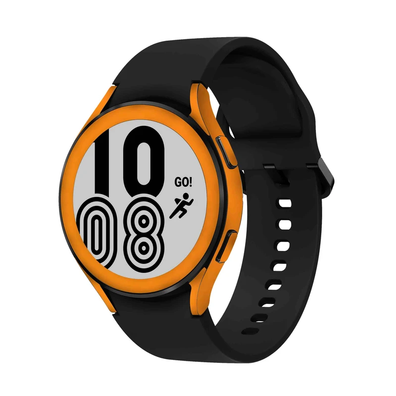  برچسب ماهوت طرح Matte-Orange مناسب برای ساعت هوشمند سامسونگ Watch4 44mm