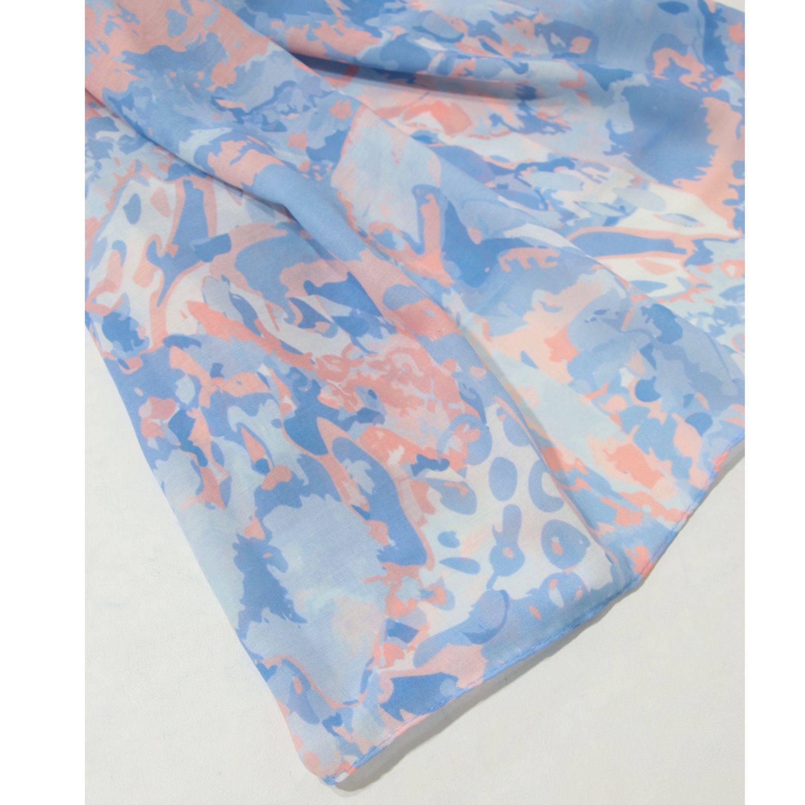 شال زنانه مدل تابستانه آبرنگی ساده کد a-3082 -  - 13