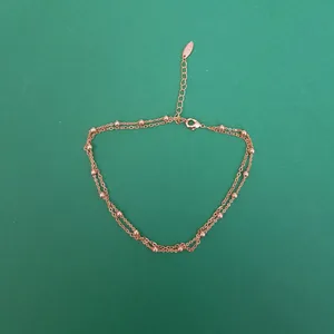 دستبند زنانه مدل دو رج گرد