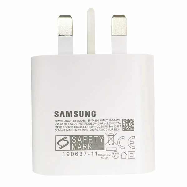 شارژر دیواری 25 وات معلم نوین مدل S21 ultra 