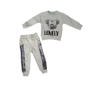 ست سویشرت و شلوار دخترانه مدل میکی موس کد sa 654