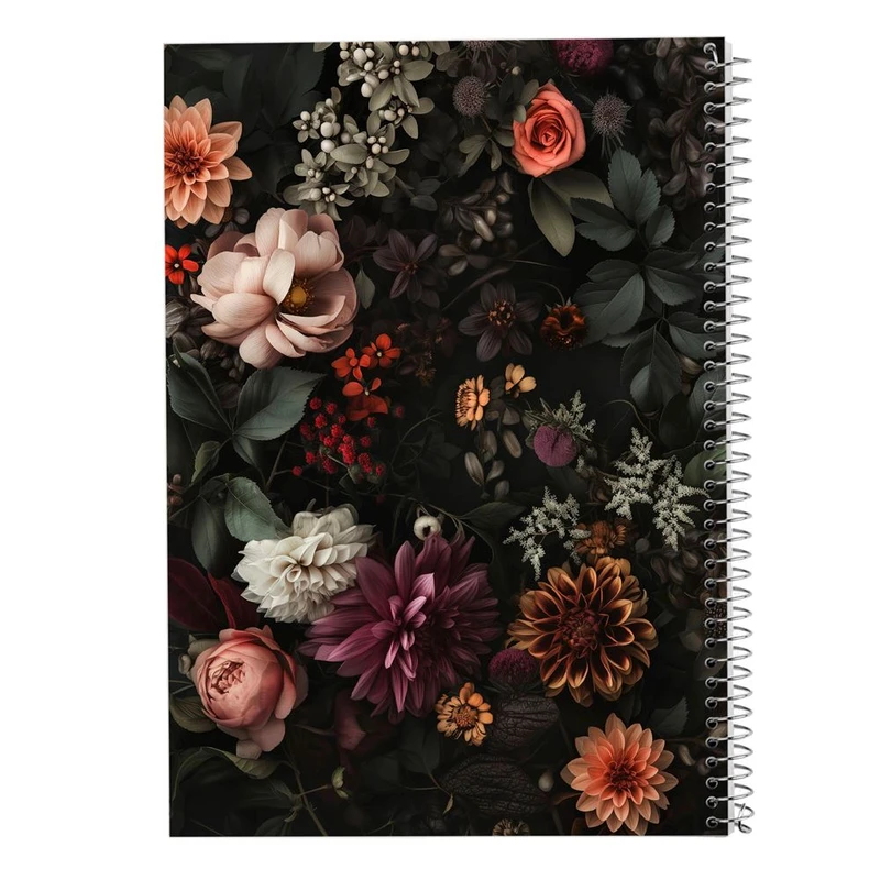 دفتر ژورنال نویسی 50 برگ مدوپد مدل نقطه ای طرح گل کد DF15995