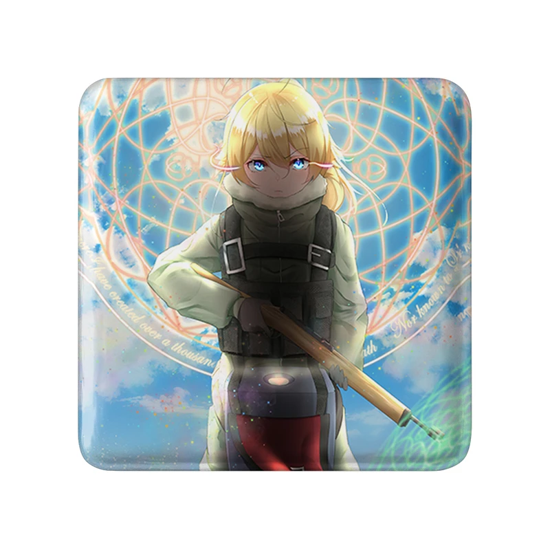 پیکسل خندالو طرح تانیا انیمه یوجو سنکی مدل مربعی کد 34655