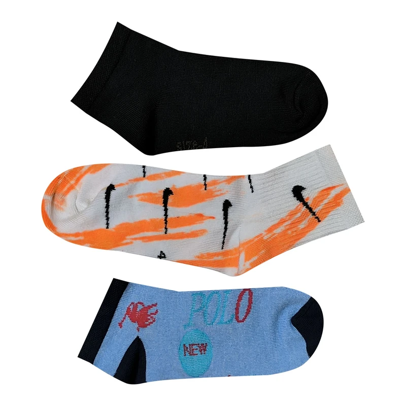 جوراب پسرانه کد 67 مجموعه 3 عددی