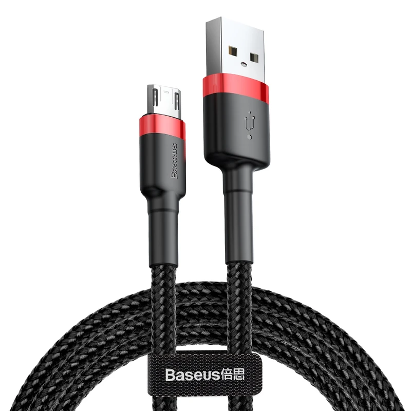 کابل تبدیل USB به microUSB باسئوس مدل CAMKLF-H91 طول 3 متر