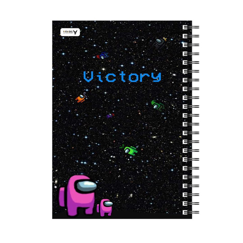 دفتر 120 برگ ویتادل طرح امانگ آس مدل 9