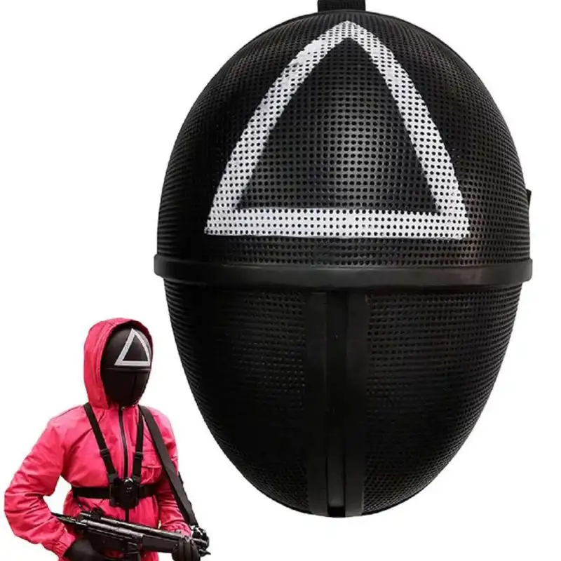 ماسک ایفای نقش مدل اسکویید گیم مجموعه 4 عددی