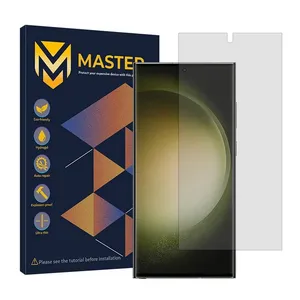 Master Hydrogel model Transparent Screen Protector for Samsung Galaxy S23 Ultra mobile phone