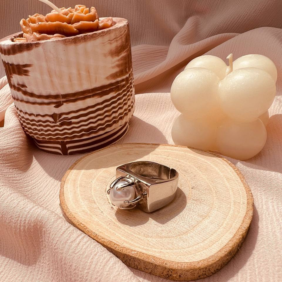 انگشتر زنانه مدل مرواریدی انگشتر زنانه مدل مرواریدی