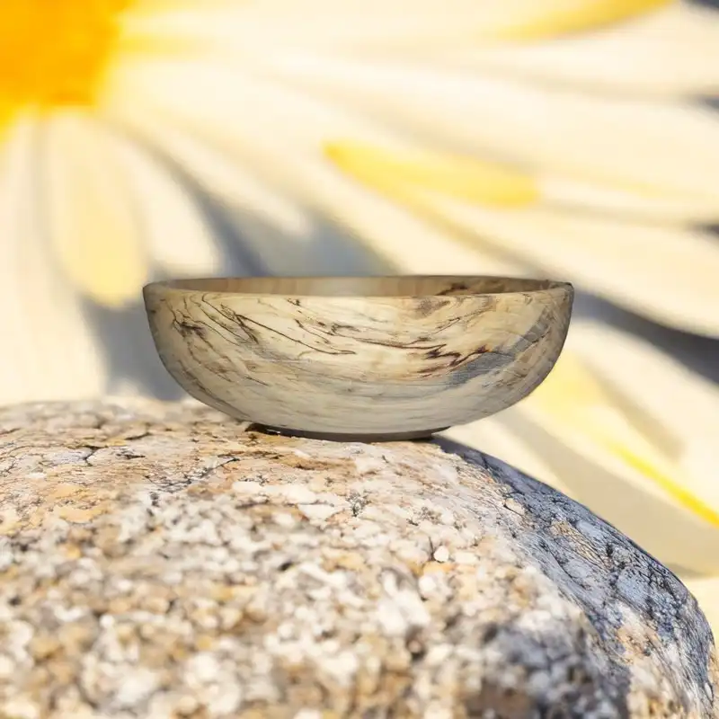 کاسه چوبی مدل باخته کد 04