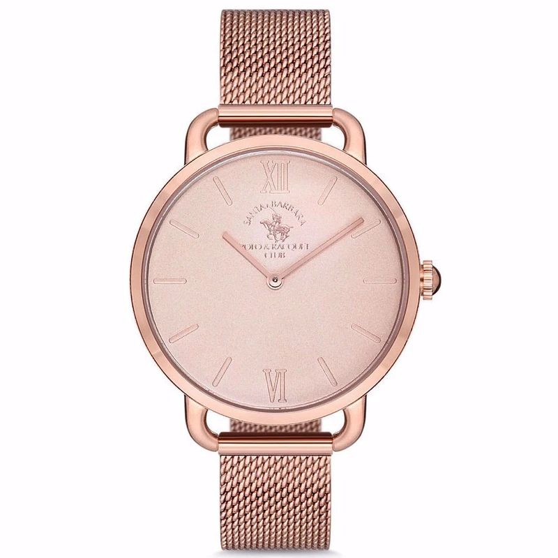 ساعت مچی عقربه ای زنانه سانتا باربارا پولو راکت کلاب مدل sb.1.10003.4
