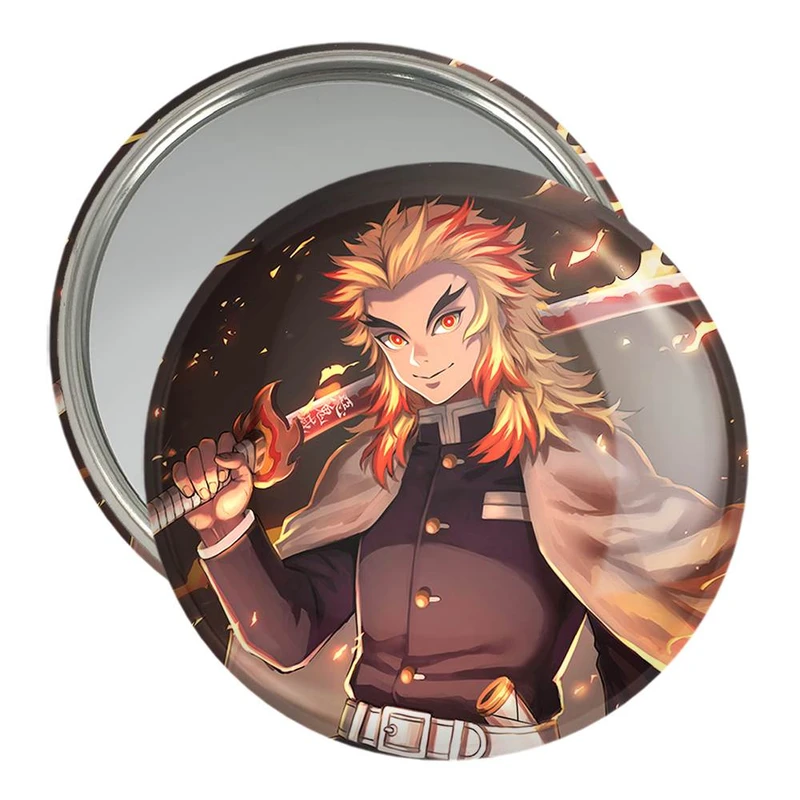 آینه جیبی خندالو مدل کیوجورو رنگوکو انیمه شیطان کش  کد 10103