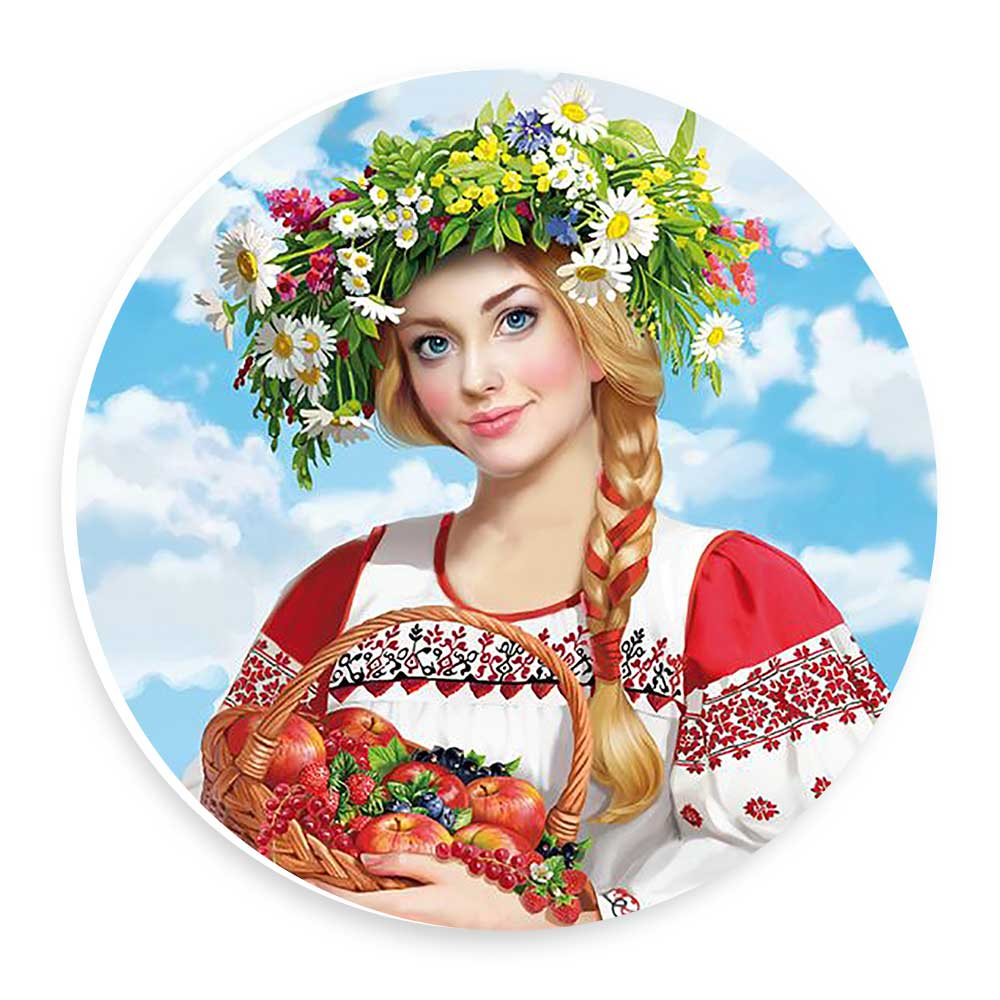  دیوارکوب طرح بانوی بهار و تاج گل مدل wtb778