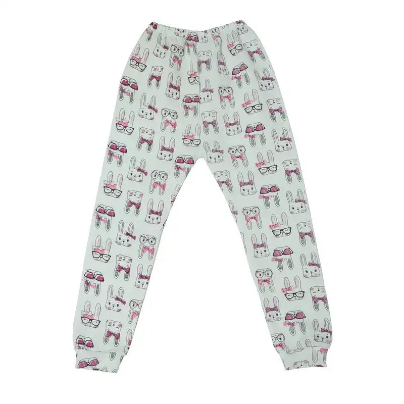 ست تی شرت و شلوار بچگانه سپیدپوش مدل خرگوش کد 140222