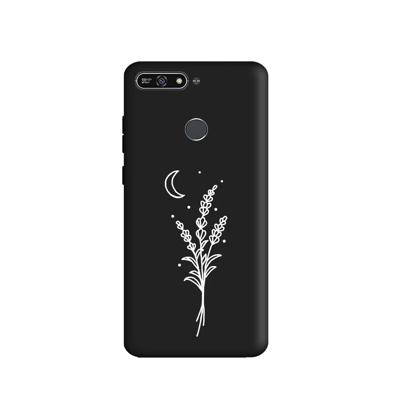 کاور قاب گارد طرح گل و ماه کد s9230 مناسب برای گوشی موبایل هوآوی Y6 2018 / Y6 Prime 2018