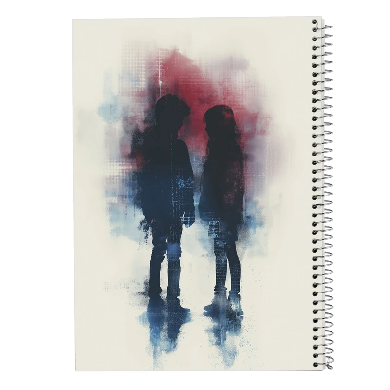 دفتر مشق 50 برگ مدوپد مدل عاشقانه love کد DF14293