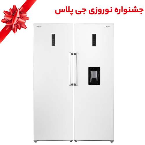  یخچال و فریزر دوقلو 27 فوت جی پلاس مدل GRF-P2720W