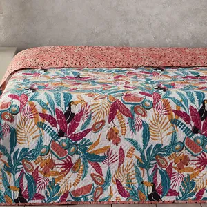  روتختی انگلیش هوم مدل Wild jungle دو نفره سایز 200x220 سانتی متر