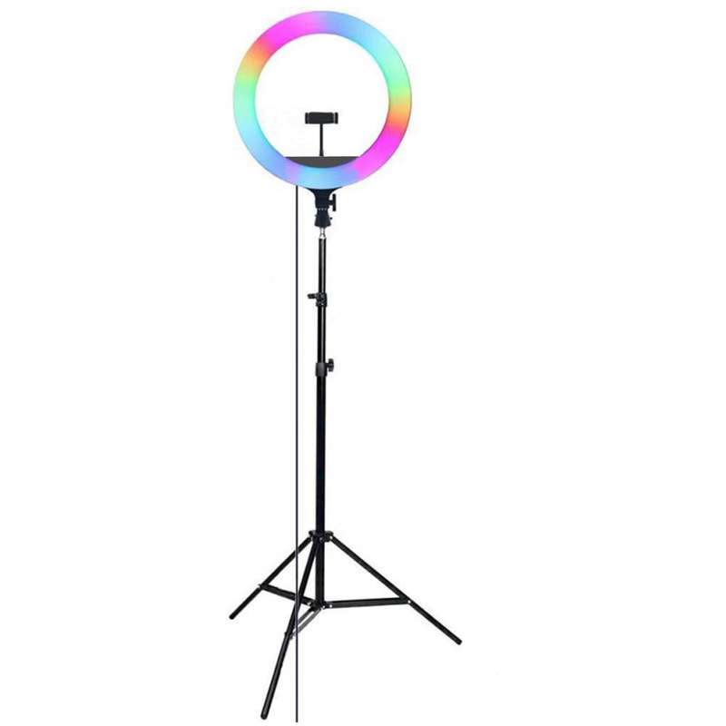 رینگ لایت مدل LJJ-26 RGB-26cm