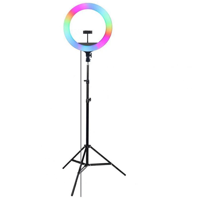 رینگ لایت مدل LJJ-30 RGB-30cm