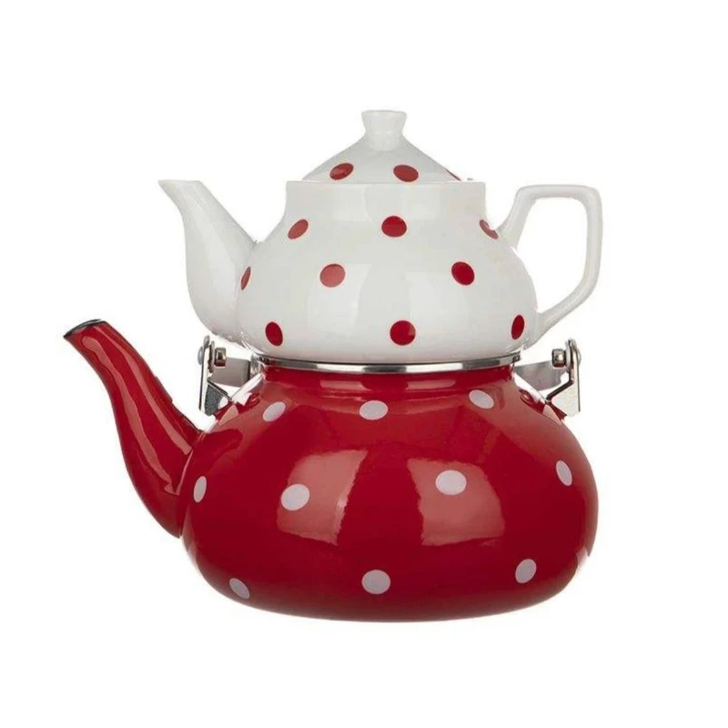 ست کتری و قوری میس بتی مدل توپی 3028 گنجایش کتری 2 لیتر گنجایش قوری 0.75 لیتر