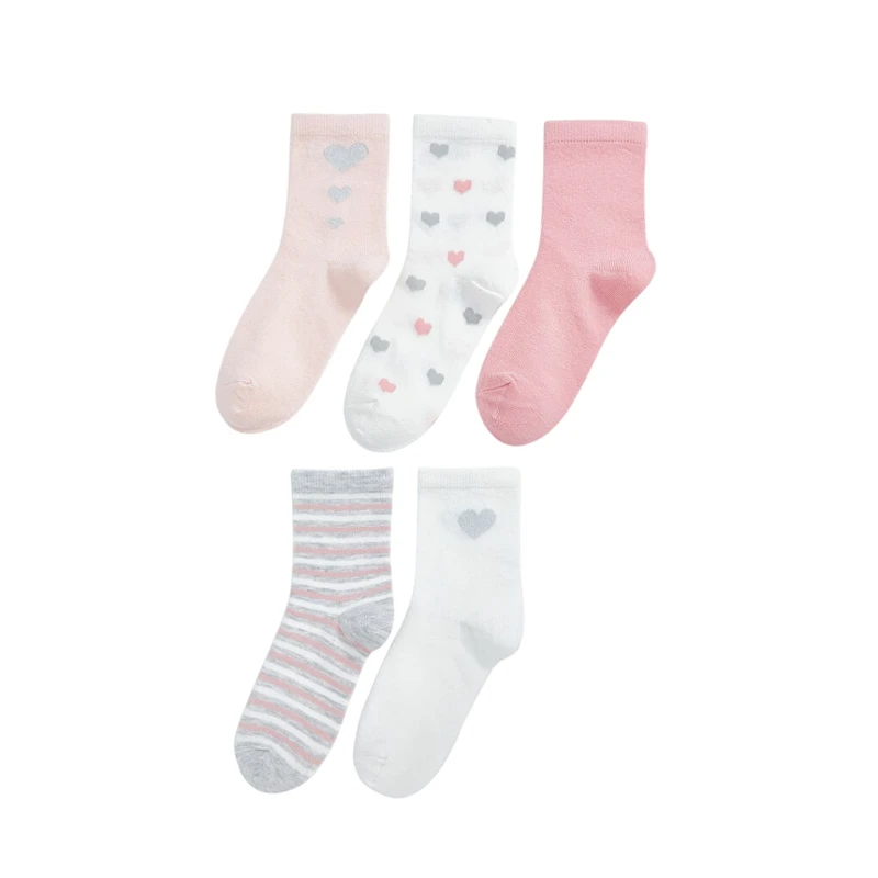 جوراب ساق بلند دخترانه ال سی وایکیکی مدل S59728Z4 بسته 5 عددی