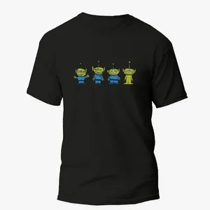 تی شرت آستین کوتاه زنانه مدل آدم فضایی یوفو کد z041