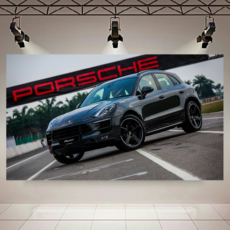 تابلو بوم طرح ماشین مدل PORSCHE Macan کد AR2019