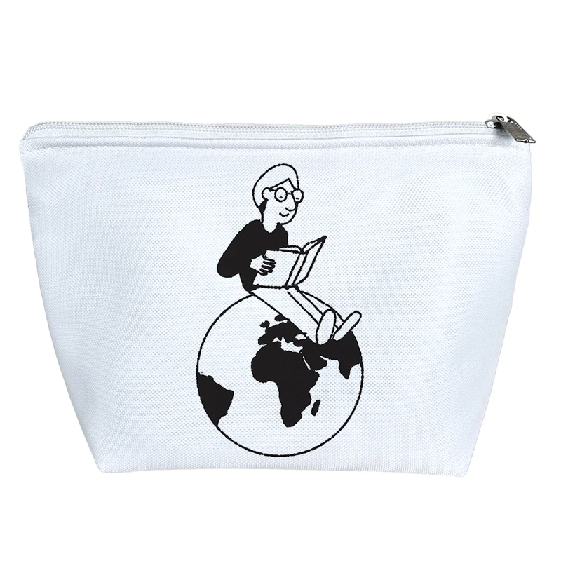 کیف لوازم آرایش دخترانه خندالو مدل کتابخوان و زمین کد 9199