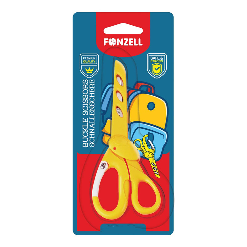 قیچی کاغذ غلاف دار فونزل مدل قلاب دار 