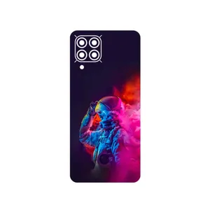 MAHOOT Smoke Rainbow Digital Art 1 Cover Sticker for Samsung M53