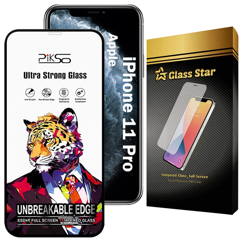 محافظ صفحه نمایش گلس استار مدل PICSOG مناسب برای گوشی موبایل اپل iPhone 11 Pro