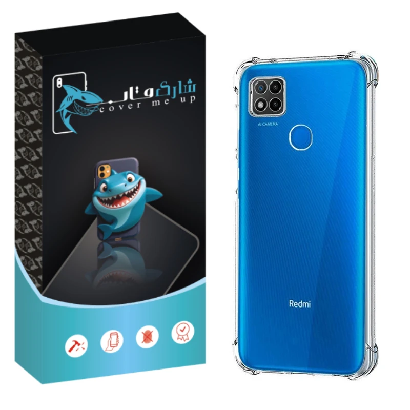 کاور شارک قاب مدل Crystal مناسب برای گوشی موبایل شیائومی Redmi 9C / Redmi 10A
