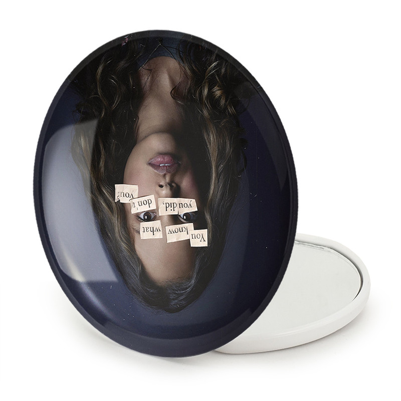 آینه جیبی خندالو طرح جسیکا 13دلیل برای اینکه Reasons Why13 مدل تاشو کد 20338