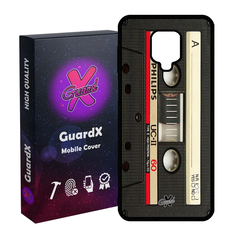 کاور گارد ایکس طرح Cassette مدل Glass10063 مناسب برای گوشی موبایل شیائومی Redmi Note 9S / Note 9 Pro / Note 9 Pro Max
