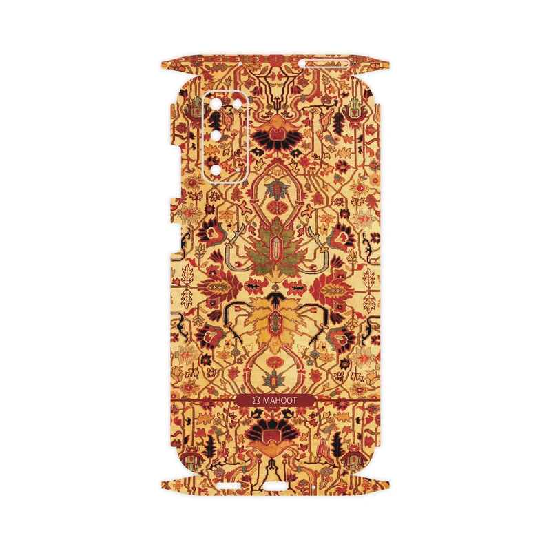 برچسب پوششی ماهوت مدل Persian-Carpet-Yellow-FullSkin مناسب برای گوشی موبایل سامسونگ Galaxy S20
