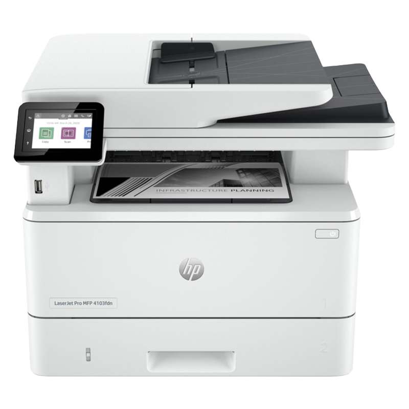 پرینتر چند کاره لیزری اچ پی مدل LaserJet Pro MFP 4103fdn پرینتر چند کاره لیزری اچ پی مدل LaserJet Pro MFP 4103fdn