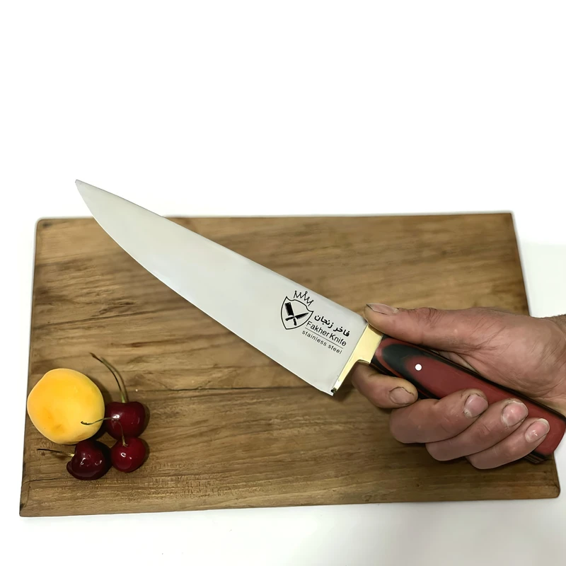 عکس شماره 5 : سرویس چاقوی 6 پارچه فاخر زنجان مدل حرفه ای 001