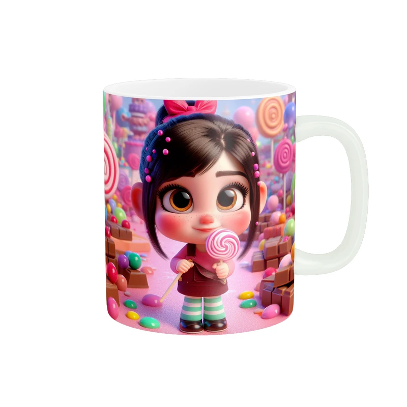 ماگ پاد آفرین طرح وانیلوپه کیوت مدل شکلات کد 885