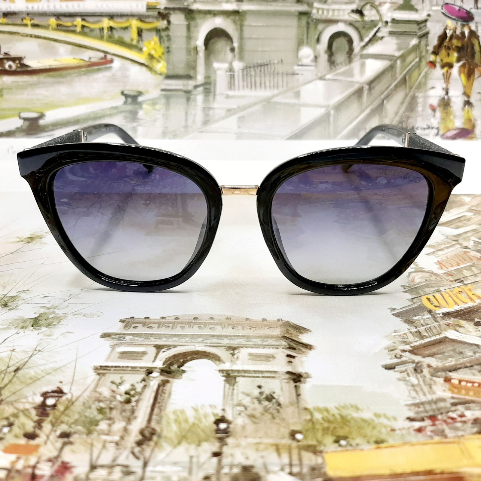 عینک آفتابی زنانه جیمی چو مدل P0638bld -  - 2