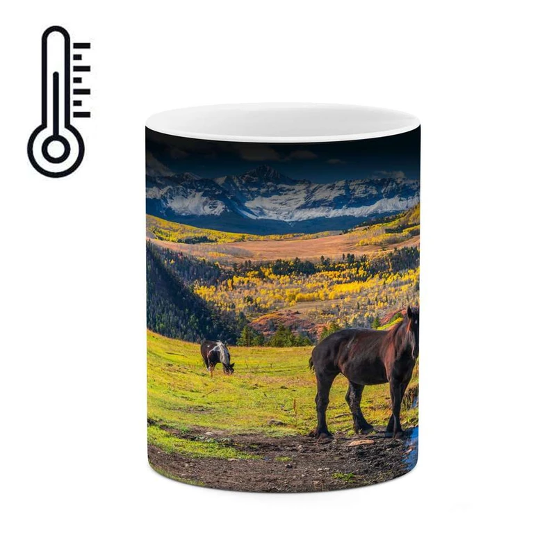 ماگ حرارتی کاکتی مدل اسب کد mgh16010