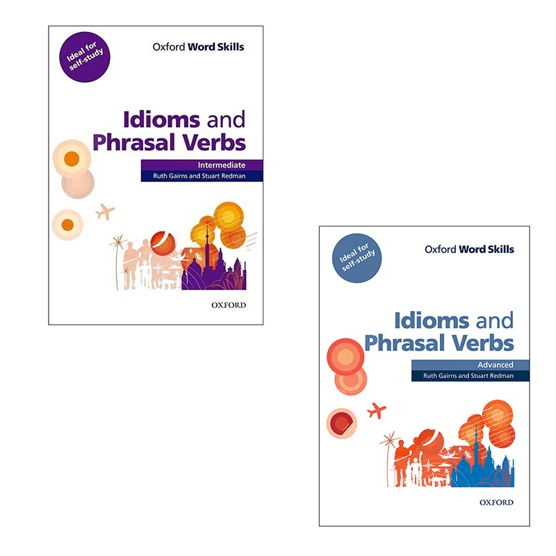 کتاب Idioms and Phrasal Verbs اثر Ruth Gairns and Stuart Redman انتشارات Oxford دو جلدی
