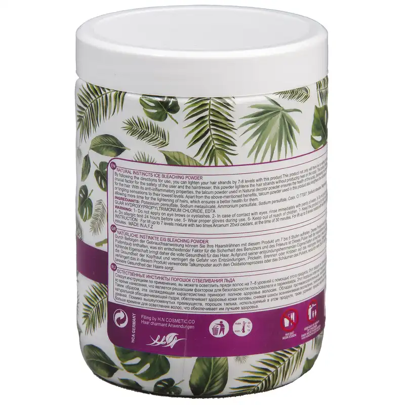 پودر دکلره نچرال اینیستینکس مدل w.01 وزن 500 گرم