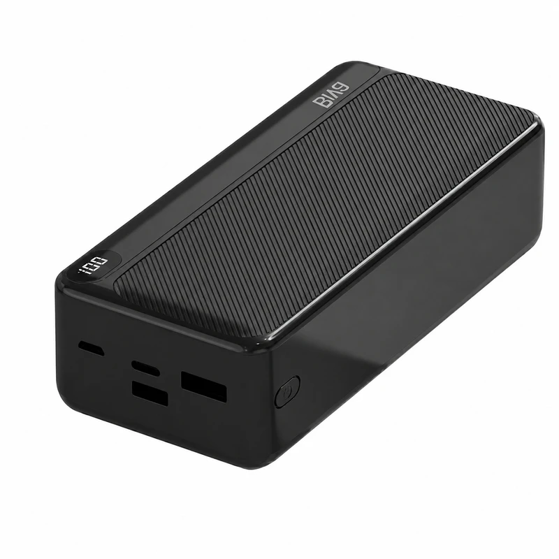 پاوربانک 22.5 وات بیوا مدل bp-08-accerio ظرفیت 20000 میلی آمپرساعت به همراه 2 عدد کابل usb-c و لایتنینگ