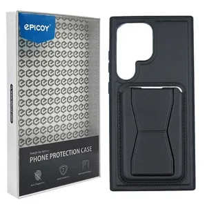 Epicoy Pocket Leather Stand Case For Samsung Galaxy S25 Ultra