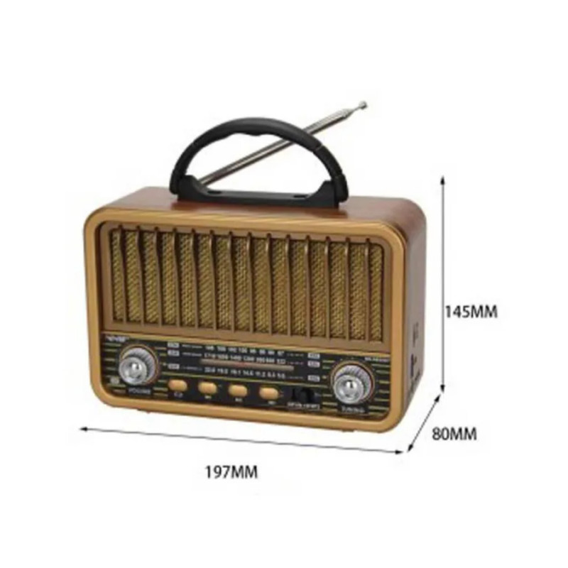 رادیو اسپیکر FM، AM، SW اِن اِن اِس مدل 8899bt دارای پورت USB