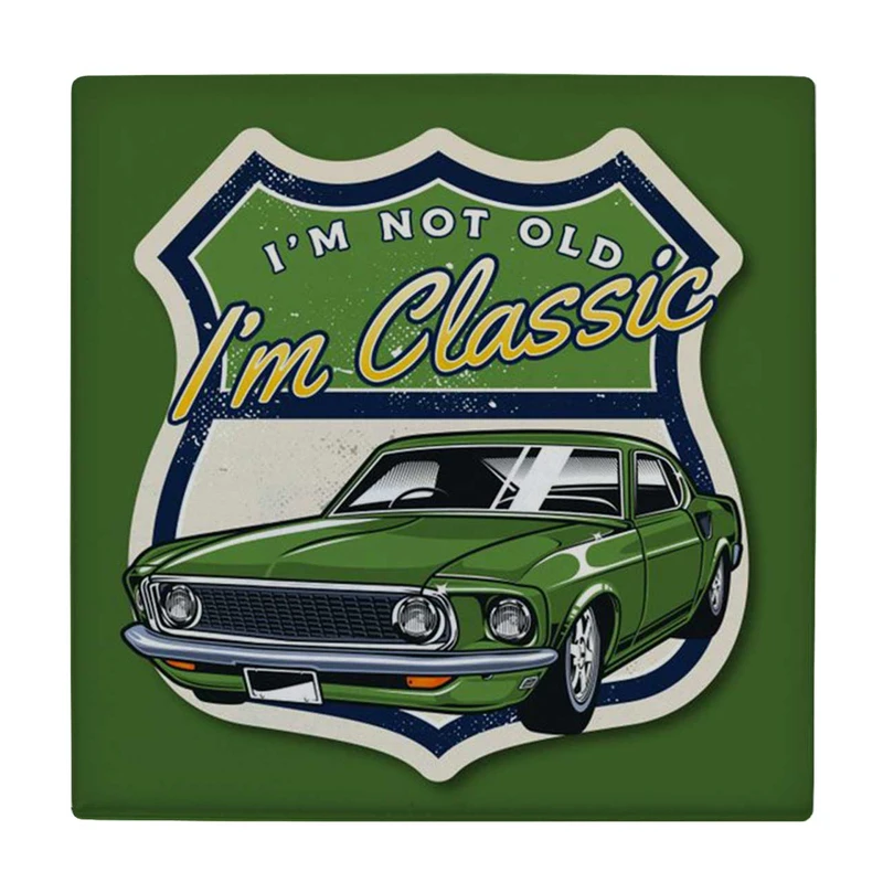 زیر لیوانی طرح اتومبیل کلاسیک کد    3788216_1790