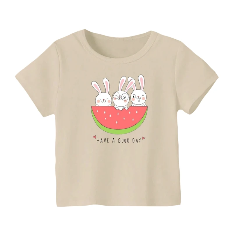 تی شرت آستین کوتاه بچگانه مدل خرگوش یلدایی کد 4